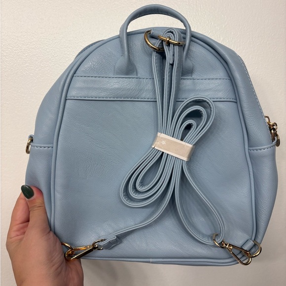 Blue Polka Dot Minnie Mouse Mini Backpack - Picture 3 of 4